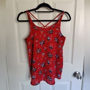 Pink Rose Strappy tanktop